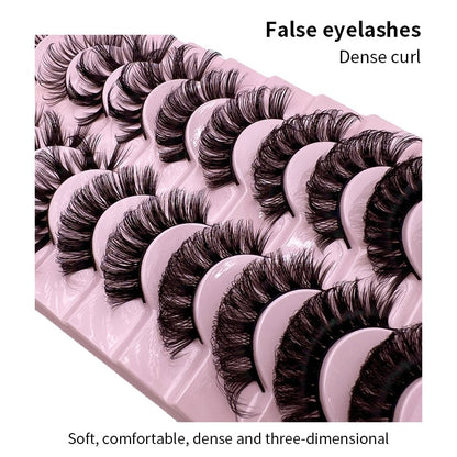Fluffy 3D false eyelashes set La Belle Fleur